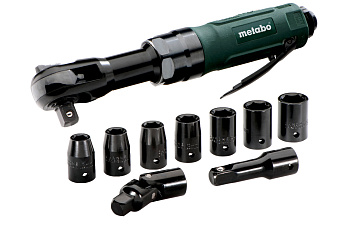 Гайковерт пневматический угловой METABO DRS 68 Set 1/2" + набор головок