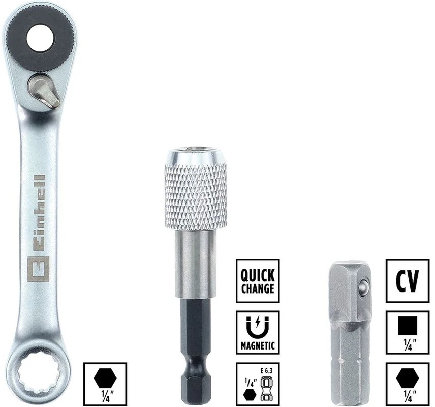 bit-and-socket-set-einhell-21-piece-xs-case-ratchet-holder