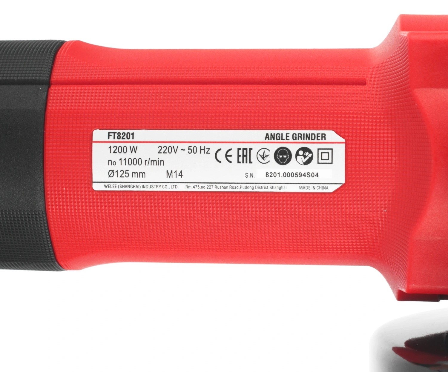 angle-grinder-felisatti-ft8201-1200w-125mm-specification-label