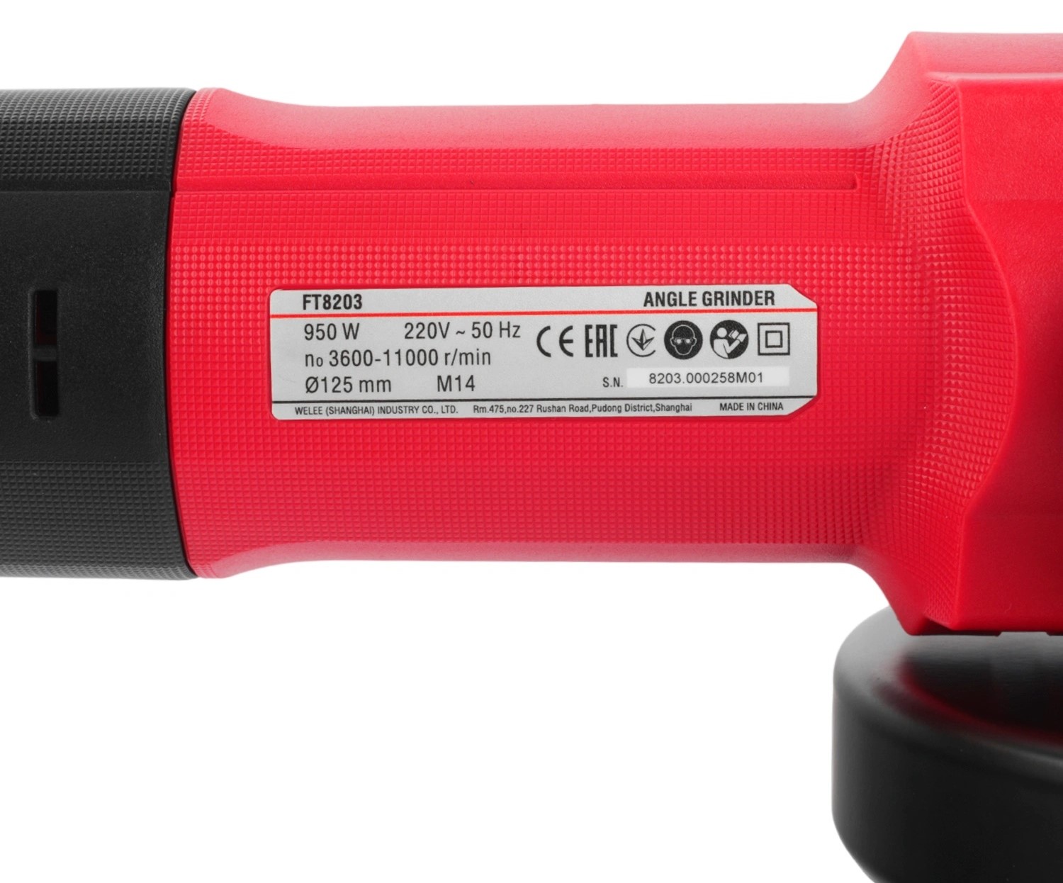 angle-grinder-felisatti-ft8203-950w-125mm-rating-plate