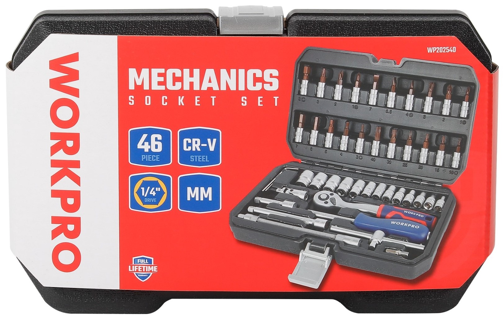 mechanics-socket-set-workpro-wp202540-46-piece-packaging