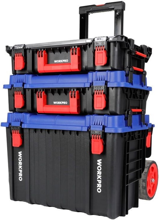 plastic-stackable-tool-box-workpro-wp283032-560x424x500mm-wheels-front
