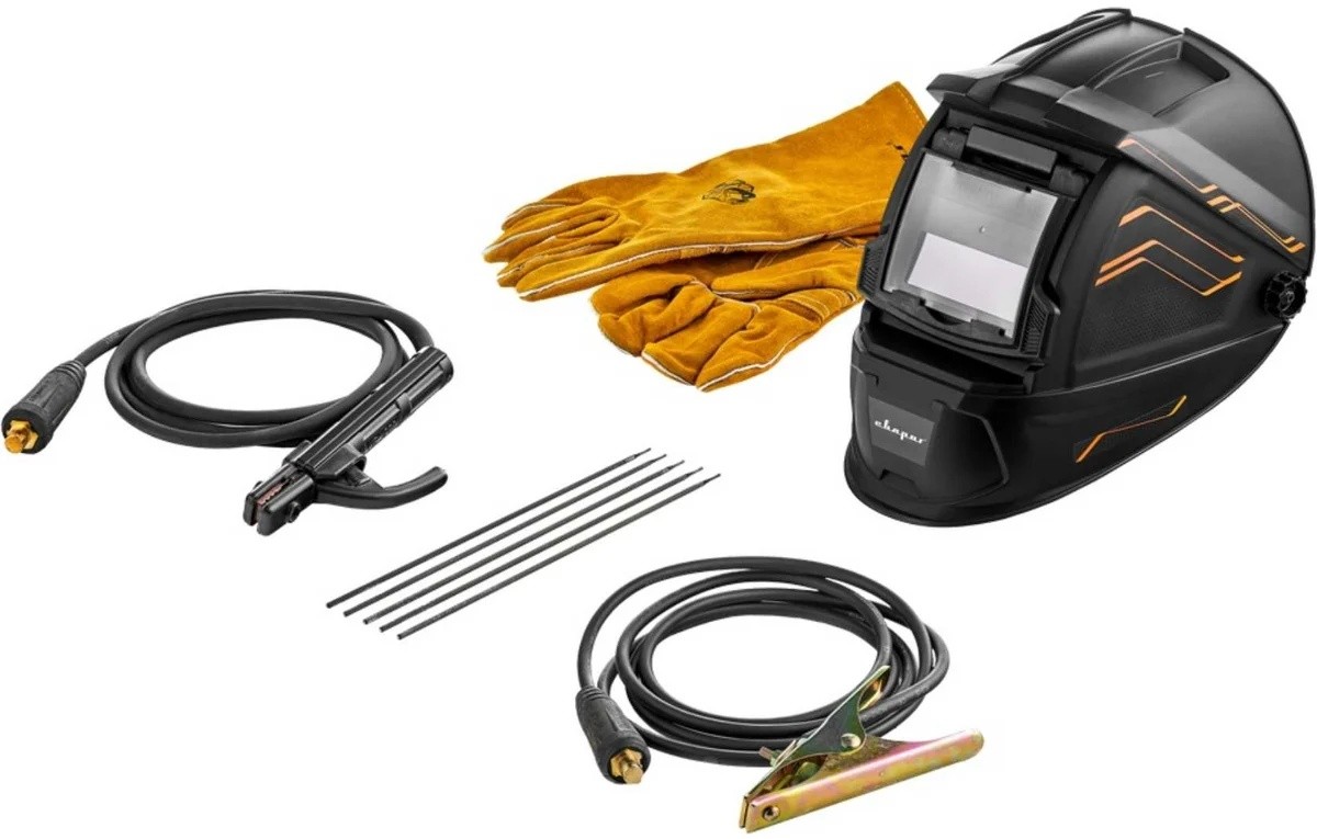 welding-inverter-svarog-arc-200-smart-z28303-black-complete-set-mask-gloves-electrodes