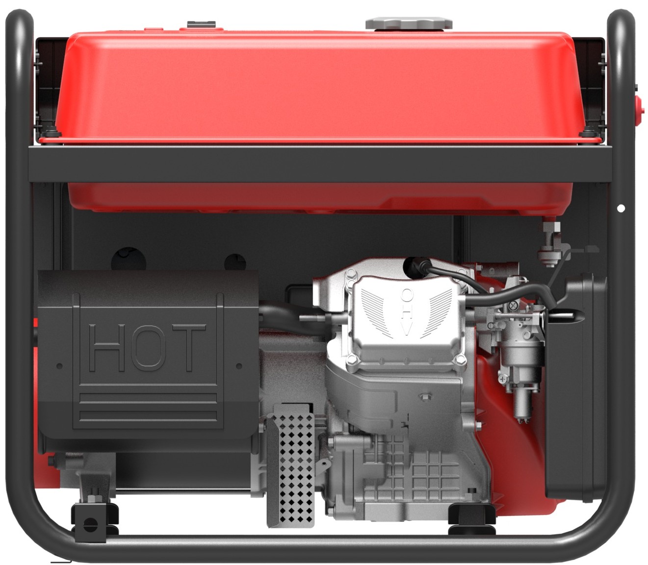 gasoline-generator-sunreka-g7500x-rear-view