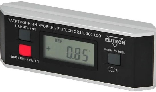 electronic-level-elitech-2210-001100-in-use
