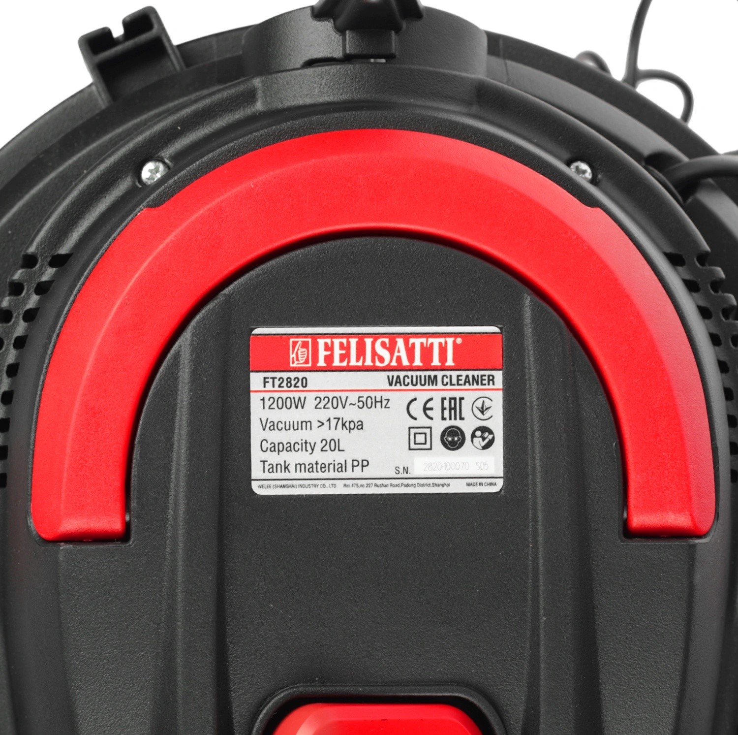 construction-vacuum-cleaner-felisatti-ft2820-specification-label