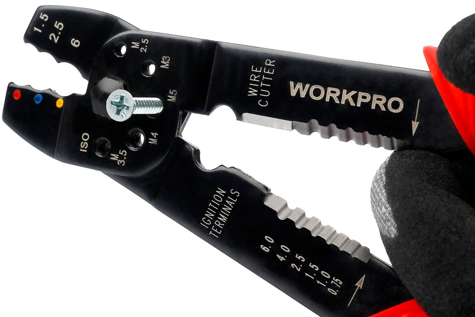 wire-crimping-tool-workpro-wp291001-200mm-jaws-close-up