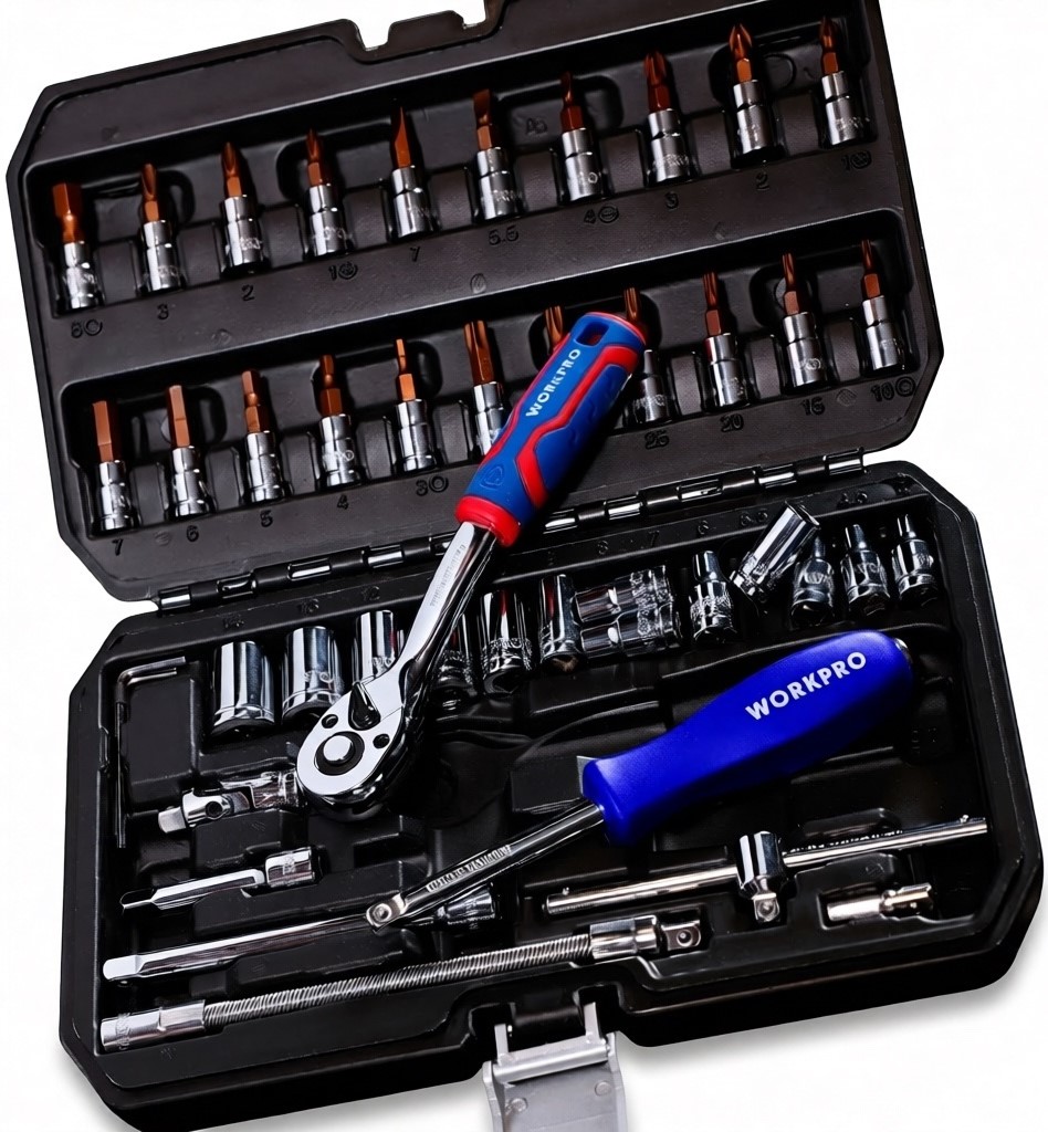 mechanics-socket-set-workpro-wp202540-46-piece-angled