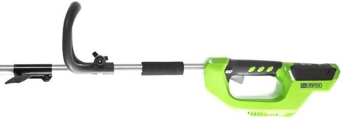akkumulyatornyj-trimmer-greenworks-gd40bc-bez-akkumulyatora-i-zu-ruchka-i-upravlenie