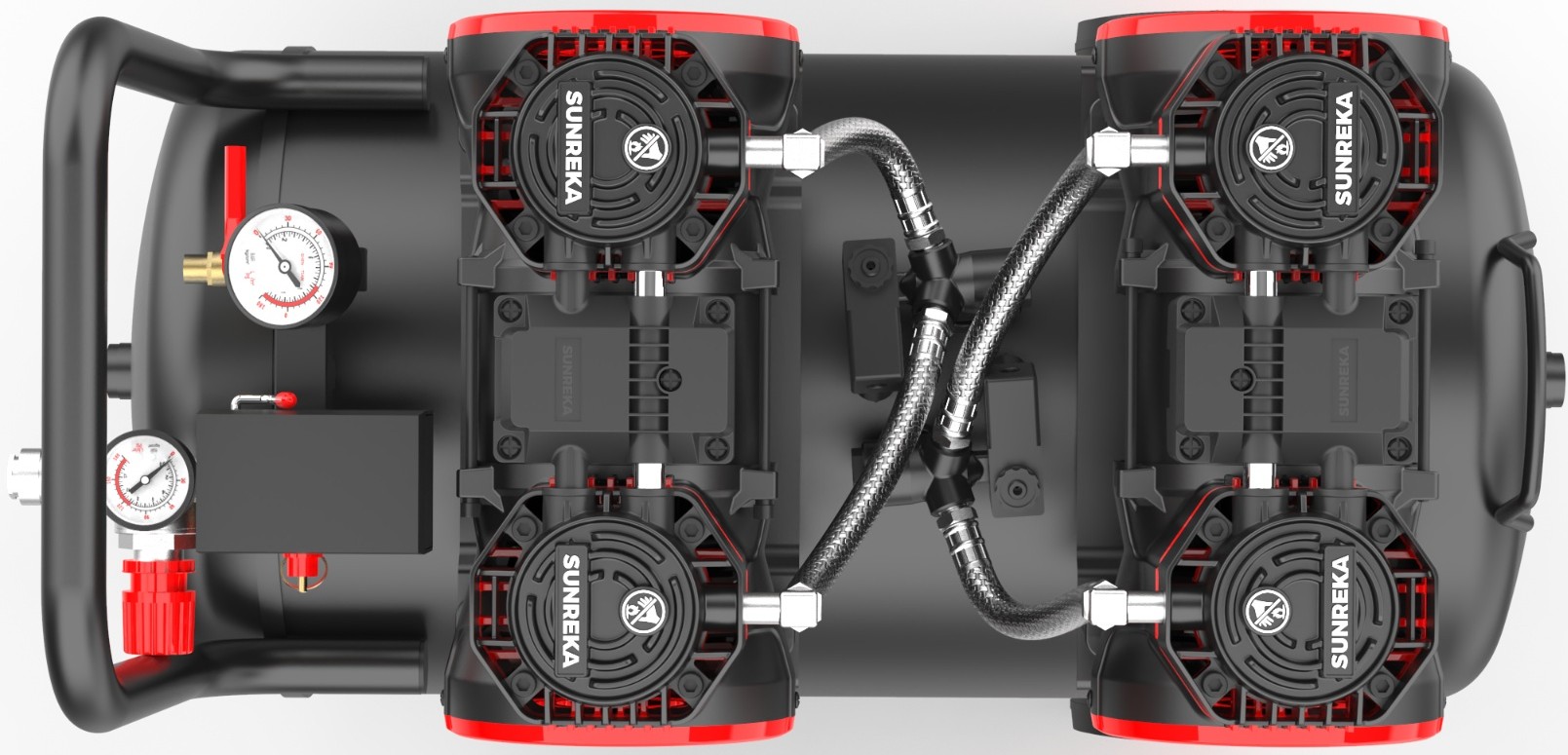 oil-free-air-compressor-sunreka-gfc510-50ds-top-view