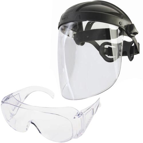 Очки и щитки защитные