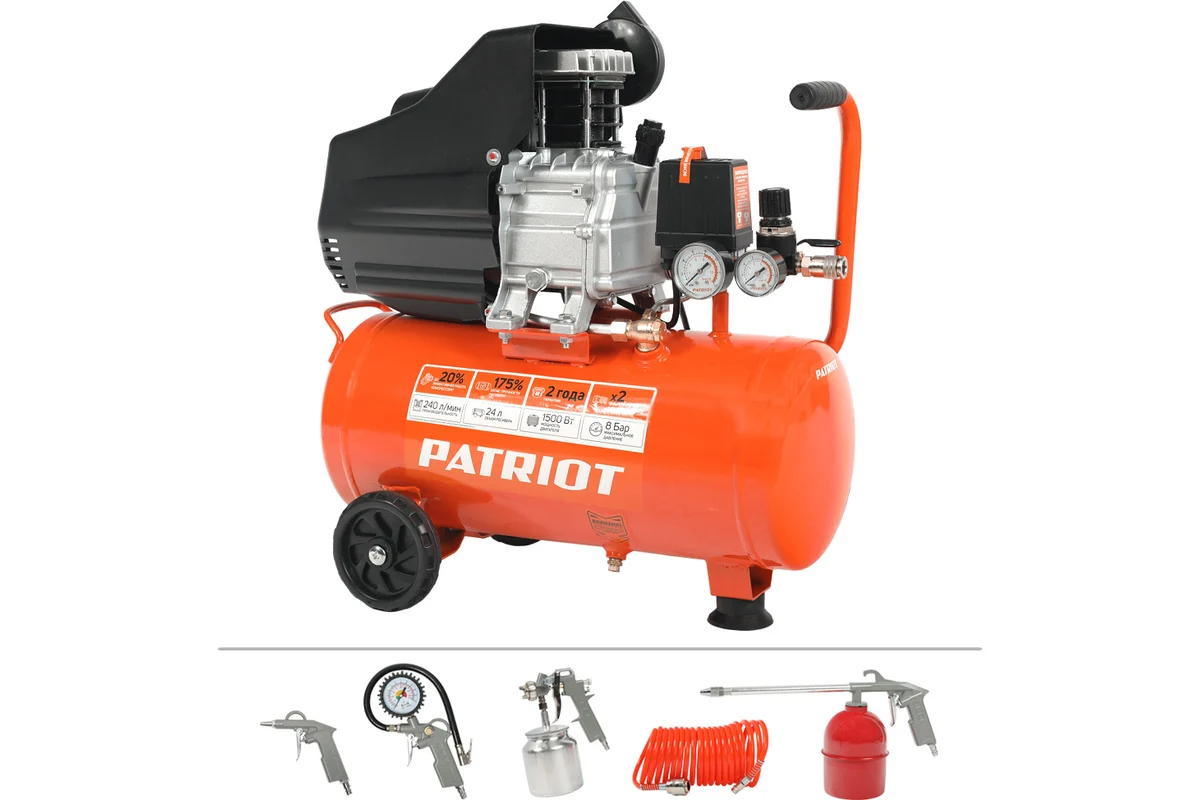 patriot-euro-50-260k-electric-air-compressor-50l-tank-2-6hp-with-accessories-photo1.jpg