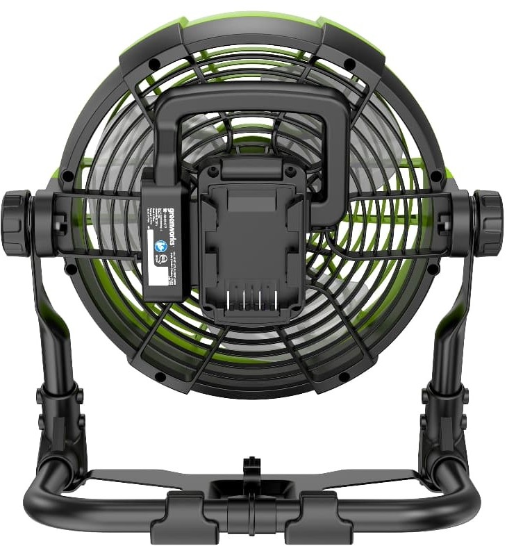 battery-fan-greenworks-g24fan-stand-detail