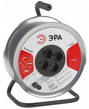 metal-cable-reel-era-k-m-4-four-sockets-ungrounded-front-angle