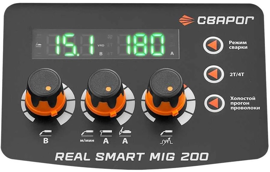 mig-welder-svarog-real-smart-mig-200-n2a5-control-panel