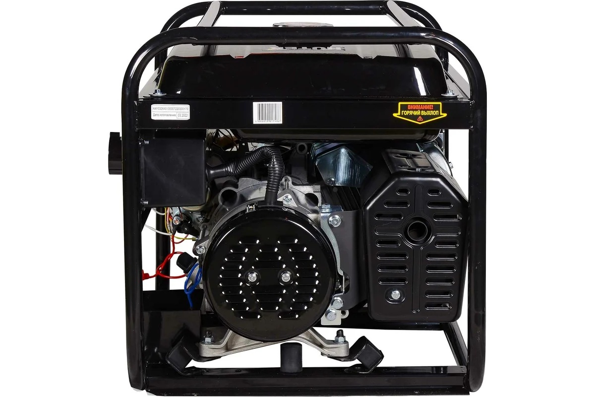 generator-huter-dy8000lxa-panel-upravleniya-razemy