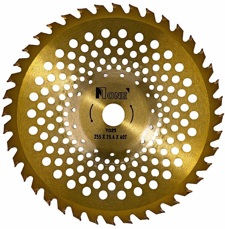 brush-cutter-blade-number-one-td23-255x25-4x40t-carbide-front