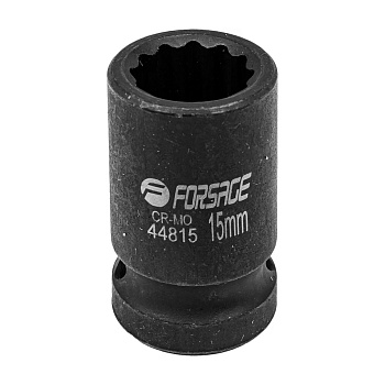 Головка ударная 1/2" 15мм 12-гр Forsage