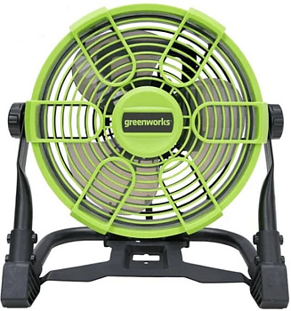 Аккумуляторный вентилятор GREENWORKS G24FAN с гибридным питанием БЕЗ АККУМ. И З/У
