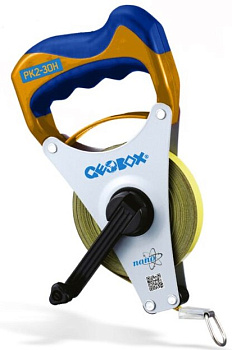 Рулетка геодезическая Geobox РК2-30H, 30м