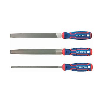 Набор напильников по дереву WORKPRO 200мм 3 шт WP201703