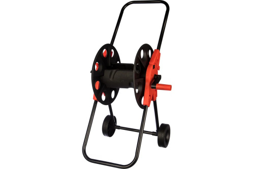 katushka-dlya-sadovogo-shlanga-bolshaya-s-kolesami-quattro-elementi-772-210-kreplenie-stoyki