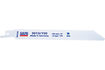 Пилка для сабельной пилы WILPU 3013/150 по металлу, 130 мм, 14TPI, 1 шт.