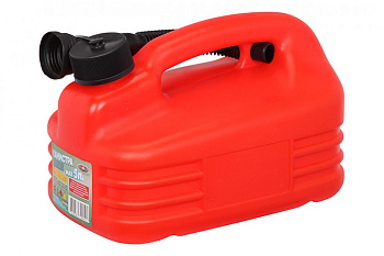 Канистра 5л. (пластик) с заливным устройством