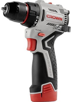 Шуруповерт аккумуляторный CROWN CT21129HMX-2 BMC 2х2,0Ач