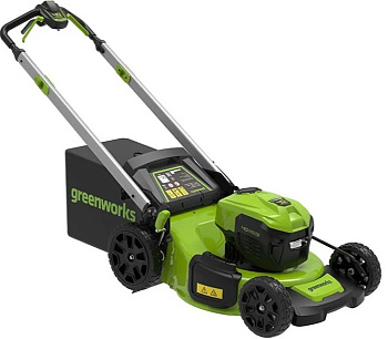 Аккумуляторная газонокосилка безщеточная GREENWORKS GD40LM48SP самоходная БЕЗ АККУМ.И З/У