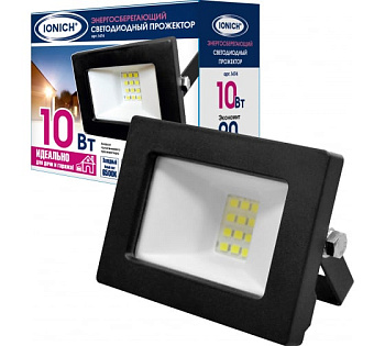 Прожектор светодиодный TM IONICH IFLSLED-DOB-10-865-BL-IP65 (1474)