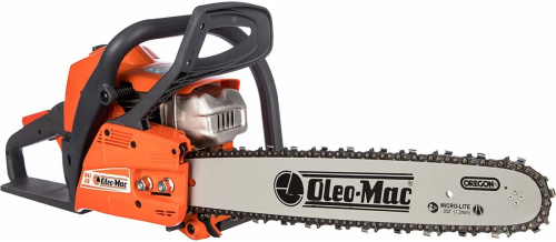 oleo-mac-941cx-gasoline-chainsaw-right-side-overall-view-muffler