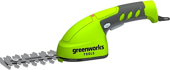 Аккумуляторные ножницы-кусторез GREENWORKS G7.2HS со встроенным АКБ 2Ач