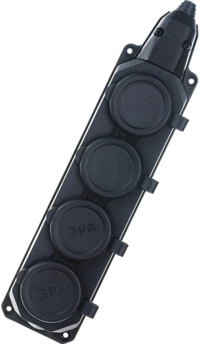 rubber-socket-block-era-k-4e-red-ip44-16a-four-outlets-closed-covers-front