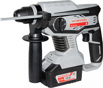 Перфоратор аккумуляторный бесщеточный ИНТЕРСКОЛ ПА-24/18В 1х4,0 Ач