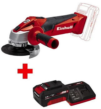 Шлифмашина угловая аккумуляторная EINHELL PXC TC-AG 18/115 Li 1х4,0 Ач