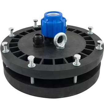 Оголовок герметичный скважинный ОГС 113–127/32 с проходной муфтой