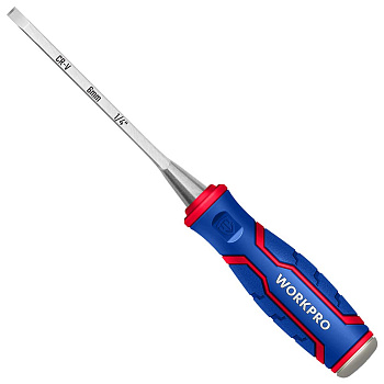 Стамеска-долото 6мм WORKPRO HEAVY DUTY