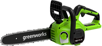 Пила цепная аккумуляторная GREENWORKS G40CS30II без АКБ и З/У