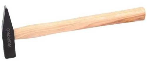 machinist-hammer-workpro-200g-wooden-handle-side