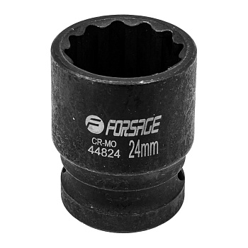 Головка ударная 1/2" 24мм 12-гр Forsage