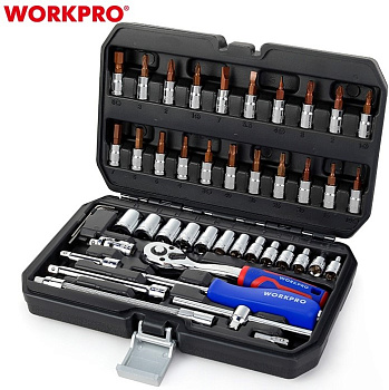 Набор инструмента WORKPRO 46 предметов 1/4'' WP202540