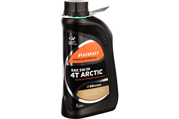 Масло 4-х тактное полусинтетическое 1л PATRIOT G-Motion 5W30 Arctic