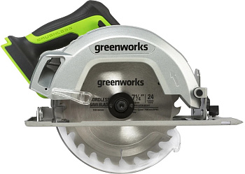 Пила дисковая аккумуляторная GREENWORKS GD24CS без АКБ и З/У