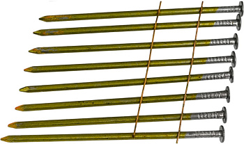 Гвоздь барабанный гладкий 3,1х90мм 200шт. (C90) FoxWeld AERO