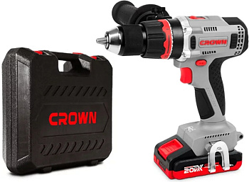 Шуруповерт аккумуляторный CROWN BL CT21090HMX-2 BMC 2х2,0 Ач