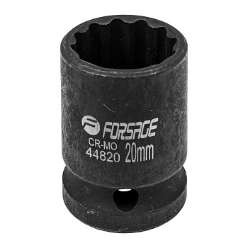 Головка ударная 1/2" 20мм 12-гр Forsage