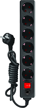 Сетевой фильтр UF-6g-3m-Z-V; 6 евророзеток 3м