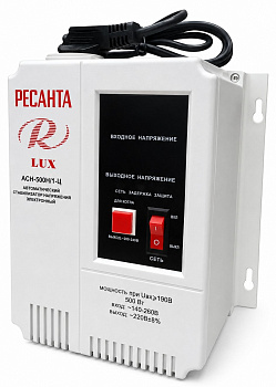 Стабилизатор напряжения РЕСАНТА АСН-500Н/1-Ц LUX