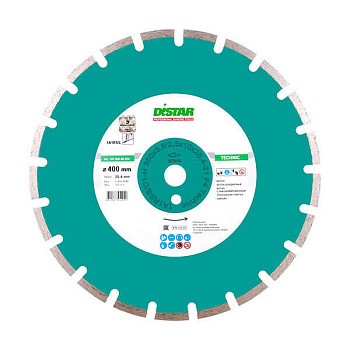 Диск алмазный DISTAR 1A1RSS/C1-H 400х3,8/2,8х10х25,4мм бетон